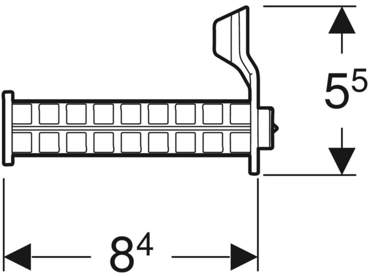Halter für SilentPanel Geberit GIS