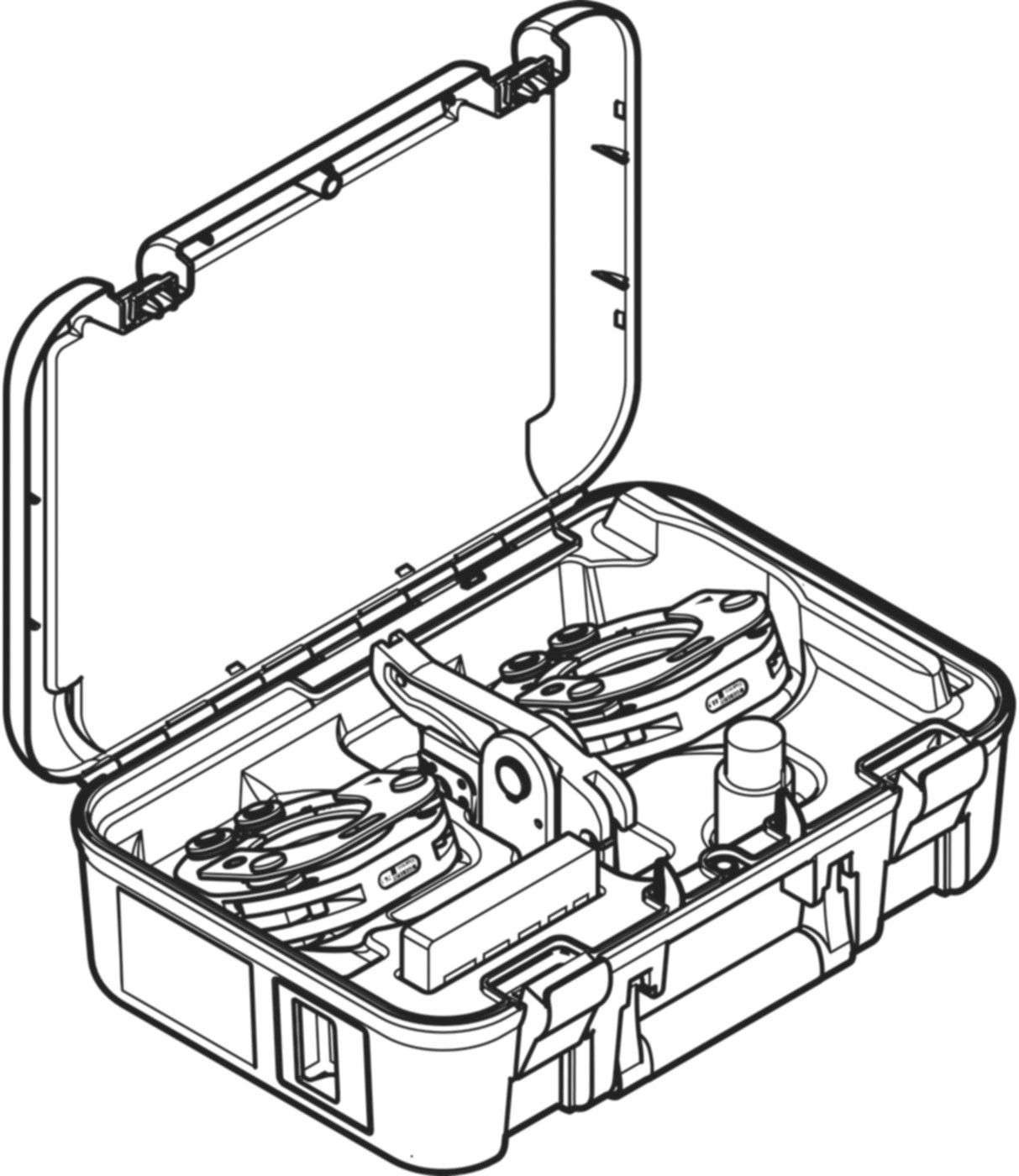 MPF-Pressschlingenset [3], in Koffer - 108 mm