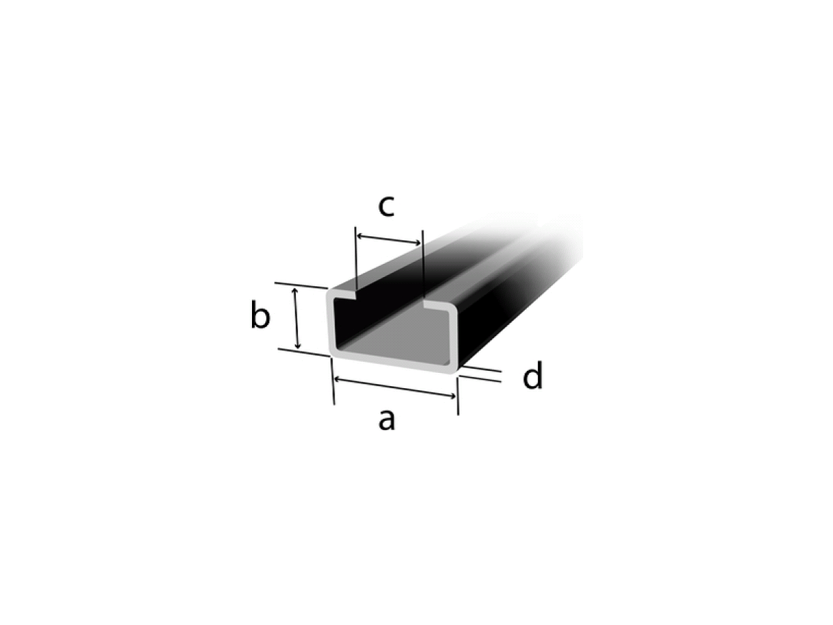 Kaltger. C-Profile S235JR D2617 - 40/20/20/2 mm