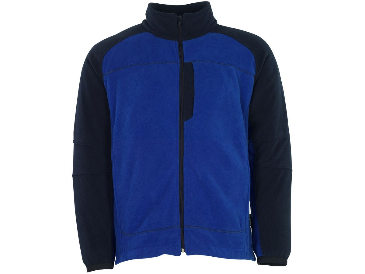 Messina Polarfleecejacke Grösse L - kornblau/marine 100% Polyester