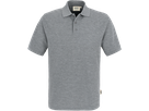 Poloshirt Top Gr. XS, grau meliert - 60% Polyester, 40% Baumwolle, 200 g/m²