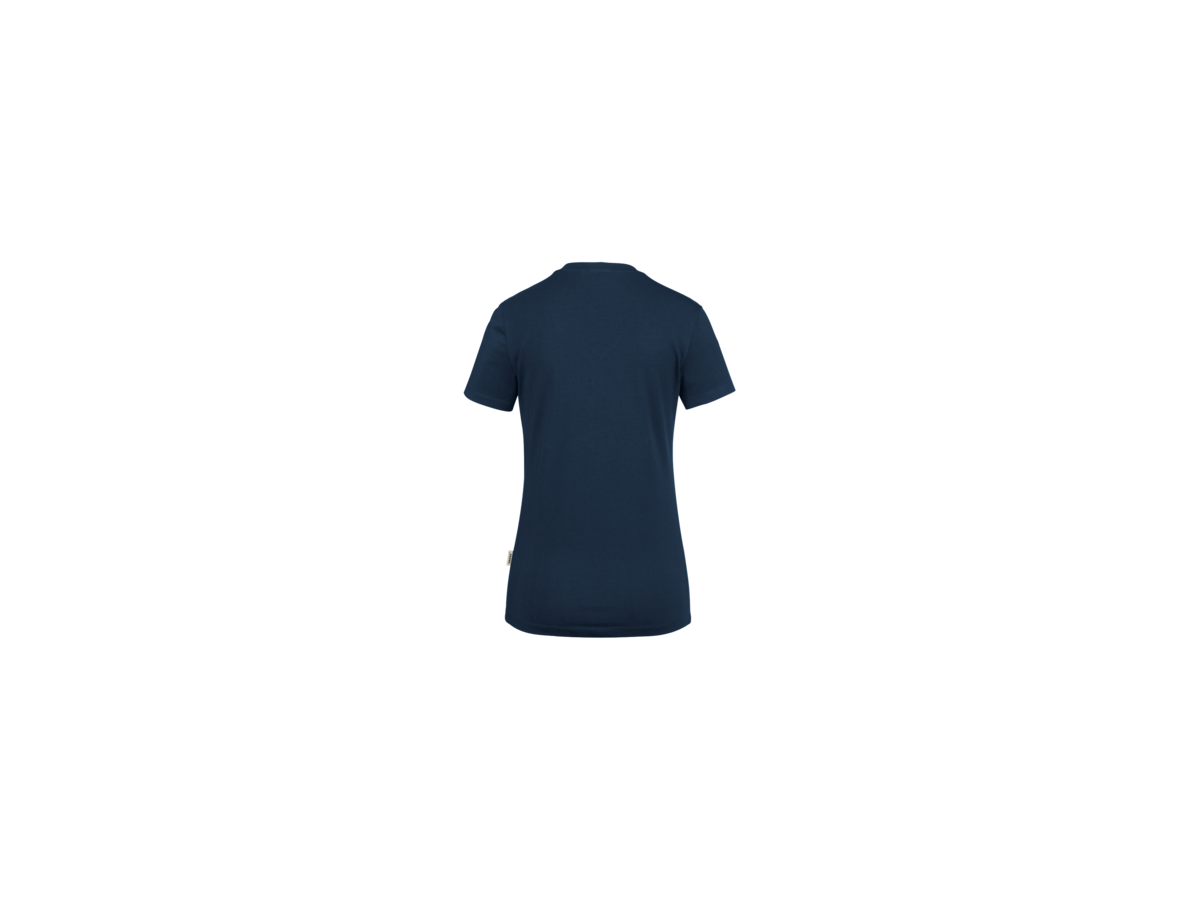 Damen-V-Shirt Stretch Gr. L, tinte - 95% Baumwolle, 5% Elasthan, 170 g/m²