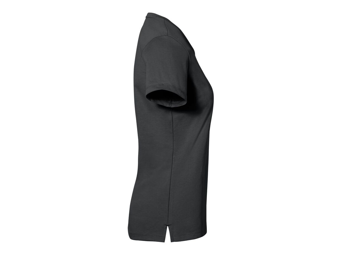 Cotton Tec Damen V-Shirt, Gr. XL - anthrazit