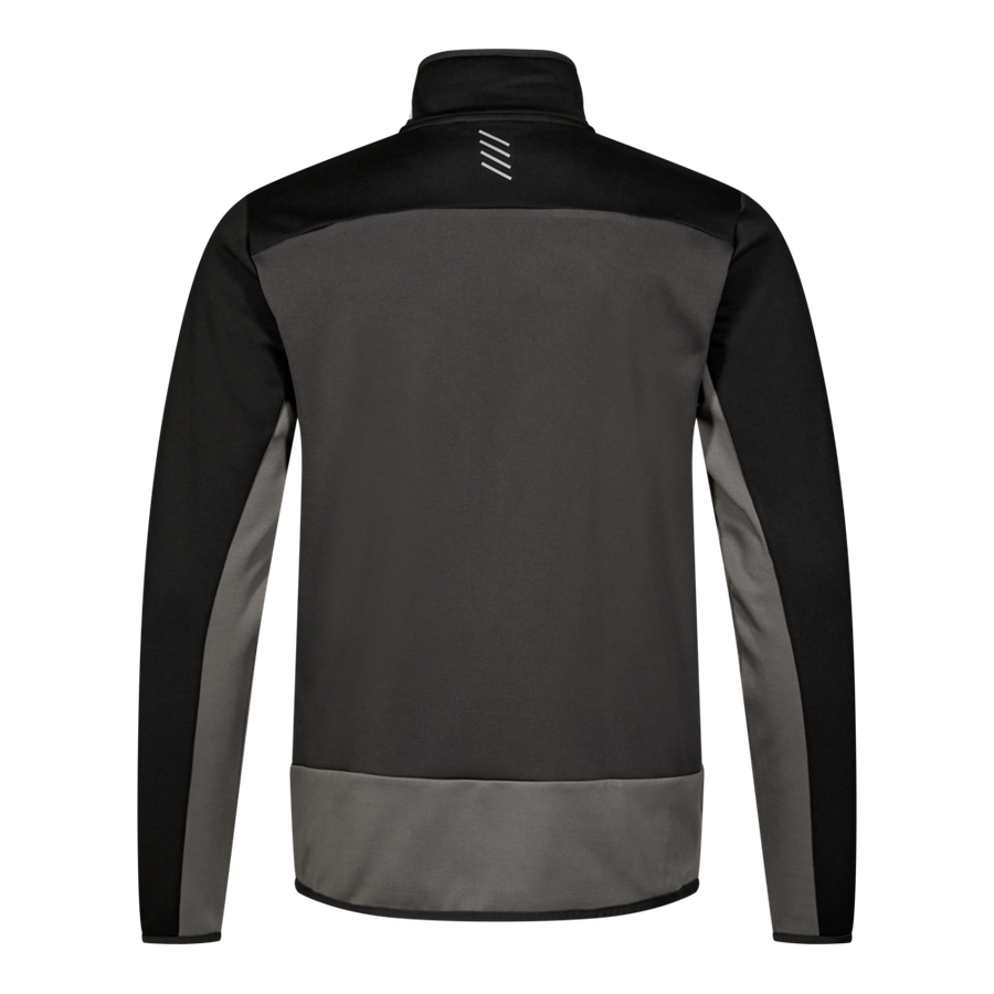 ENTIRE Midlayer-Cardigan Gr. M - Anthrazitgrau/Schwarz