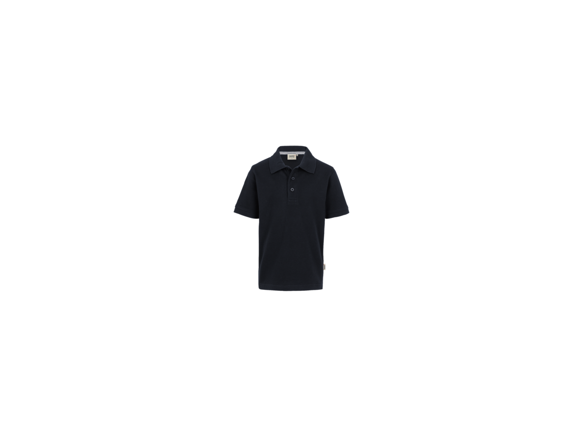Kids-Poloshirt Classic Gr. 140, schwarz - 100% Baumwolle, 200 g/m²