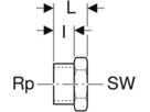 Geberit Mepla-Kappe            3/4"