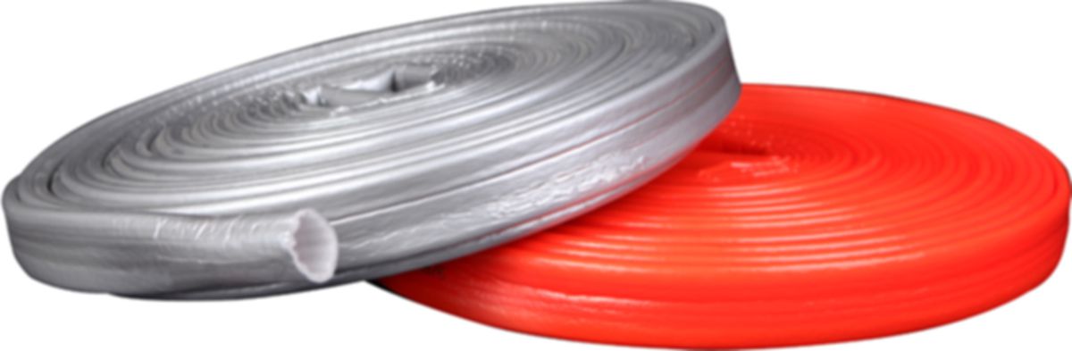 PE-Schutzschlauch silber - geschlossenzelliges Polyethylen +90°