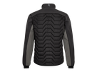 ENTIRE Steppjacke Gr. XL - Schwarz/Anthrazit Grau
