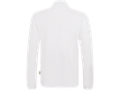 Longsleeve-Polosh. HACCP-Perf. 2XL weiss - 50% Baumwolle, 50% Polyester, 220 g/m²