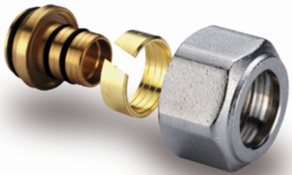 Klemmringverschraubung 3/4" Eurokonus - (IVR581) für Mehrschichtenrohr