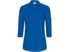 Bluse Vario-¾-Arm Perf. 2XL royalblau - 50% Baumwolle, 50% Polyester, 120 g/m²