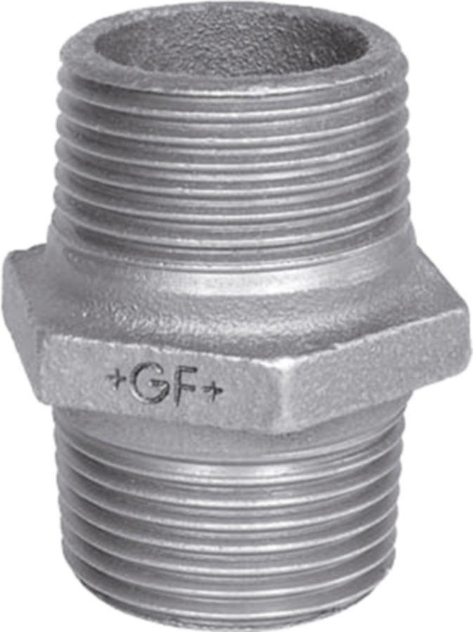 Doppelnippel r/l +GF+ 281 verzinkt