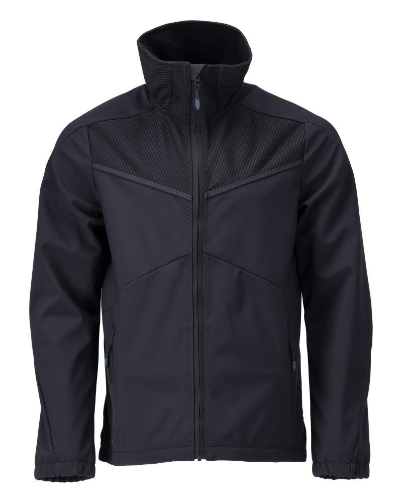 Soft Shell Jacke, atmungsakt. winddicht - 61% Rec. Polyester/36% Polyester/3% Esta