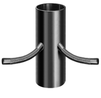 KS-Fundamentrohre für Beleuchtungsmasten - Ø 250/72 mm, Typ B  45° Serie "Standard"