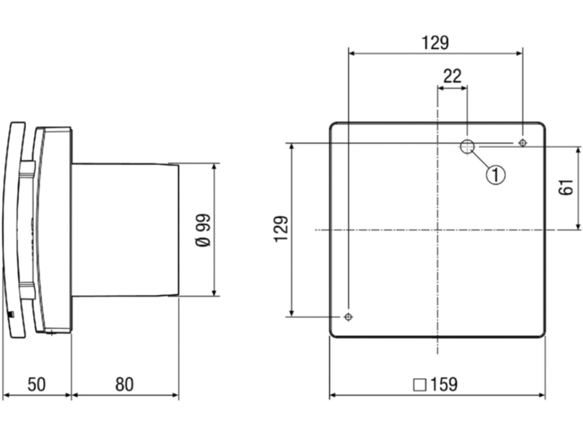 Bad/WC-Ventilatoren MAICO ECA 100ipro