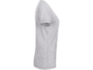 Damen-V-Shirt Classic 2XL ash meliert - 98% Baumwolle, 2% Viscose, 160 g/m²