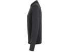 Longsleeve-Poloshirt Mikralinar, Gr. L - karbongrau