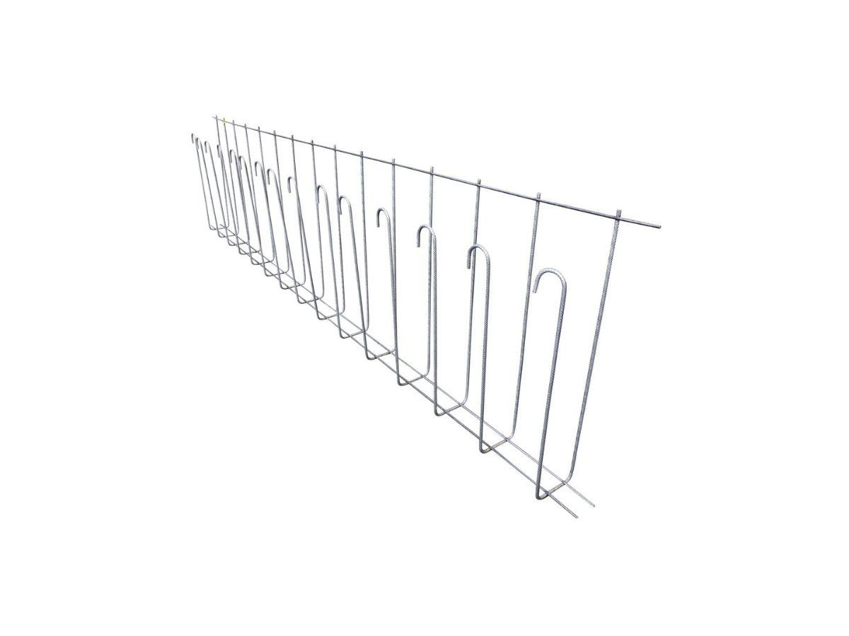 Anschlusskorb FIRIPA Typ 110 M - Schenkel 850mm, Teilung 200mm, 393mm²/m1