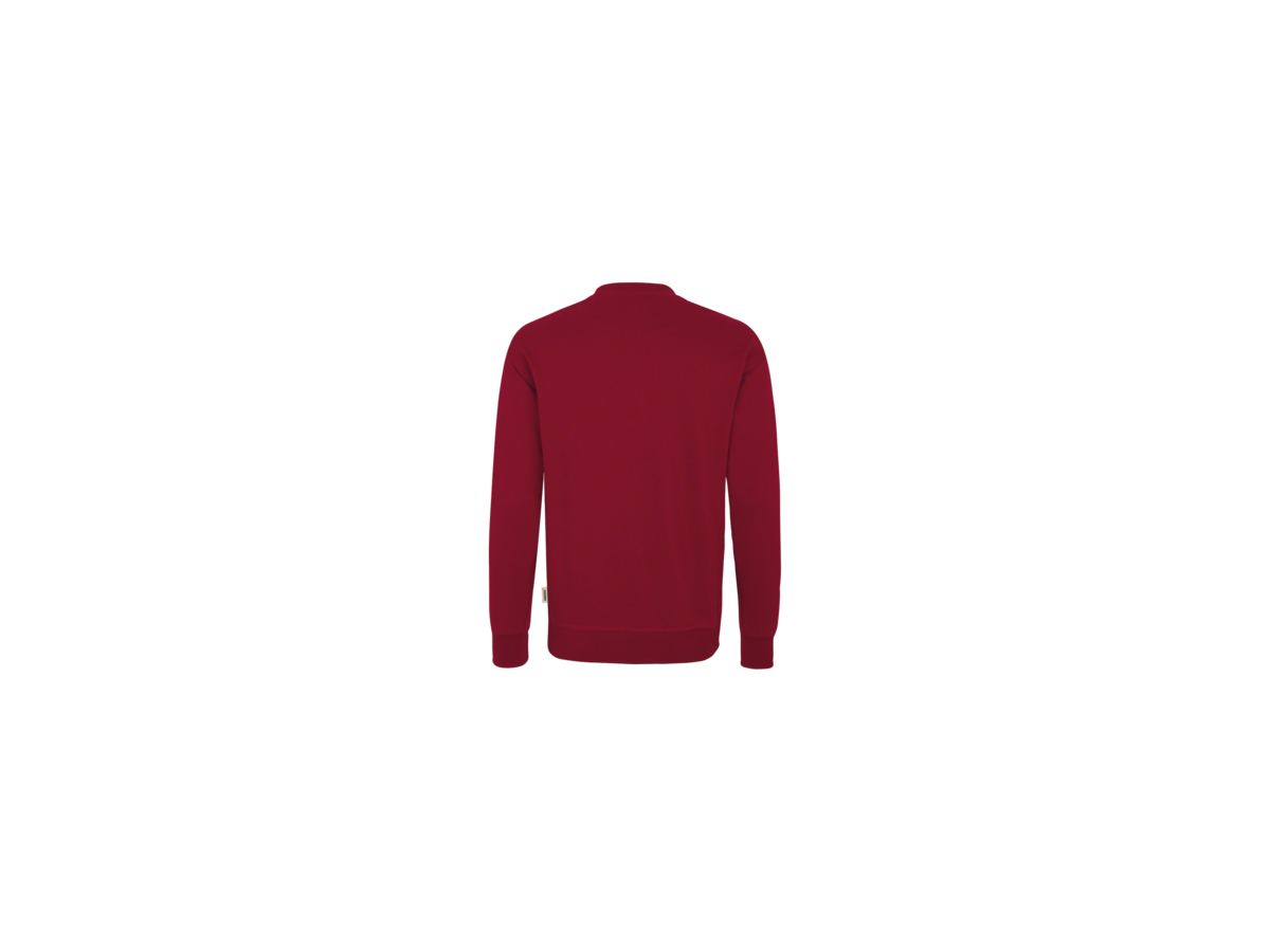 Sweatshirt Performance Gr. M, weinrot - 50% Baumwolle, 50% Polyester