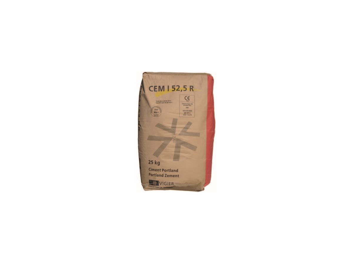 Portland-Zement CEM I 52.5 R - Sack à 25 kg