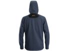 Flexi Work Fleece Hoodie, Gr. 3XL - marineblau/schwarz, 100% PES, 210 g/m²