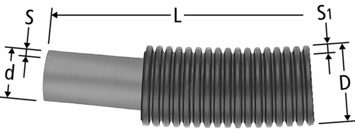 Optiflex Rohr flexibel mit Schutzrohr - in Ringen
