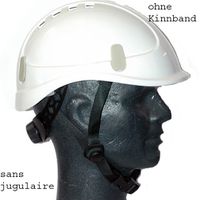 Schutzhelm MONTANA I ROTO weiss - mit Drehverschluss