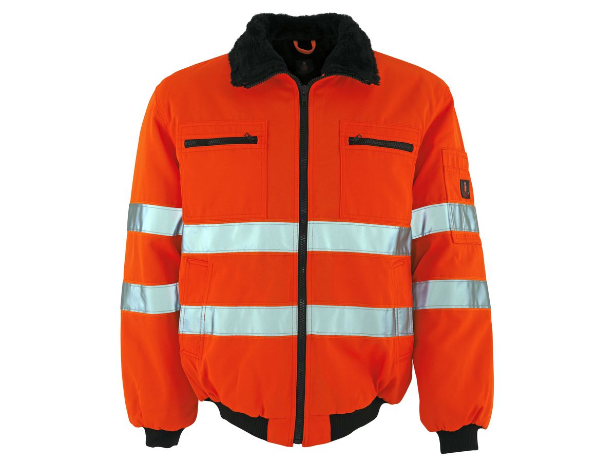 Alaska fluoreszierende Pilotjacke Gr.2XL - 80% Polyester/20% Baumwolle, orange