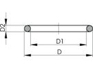 Anschlussdichtung EPDM - passend zu Kugelhahnen Typ 346
