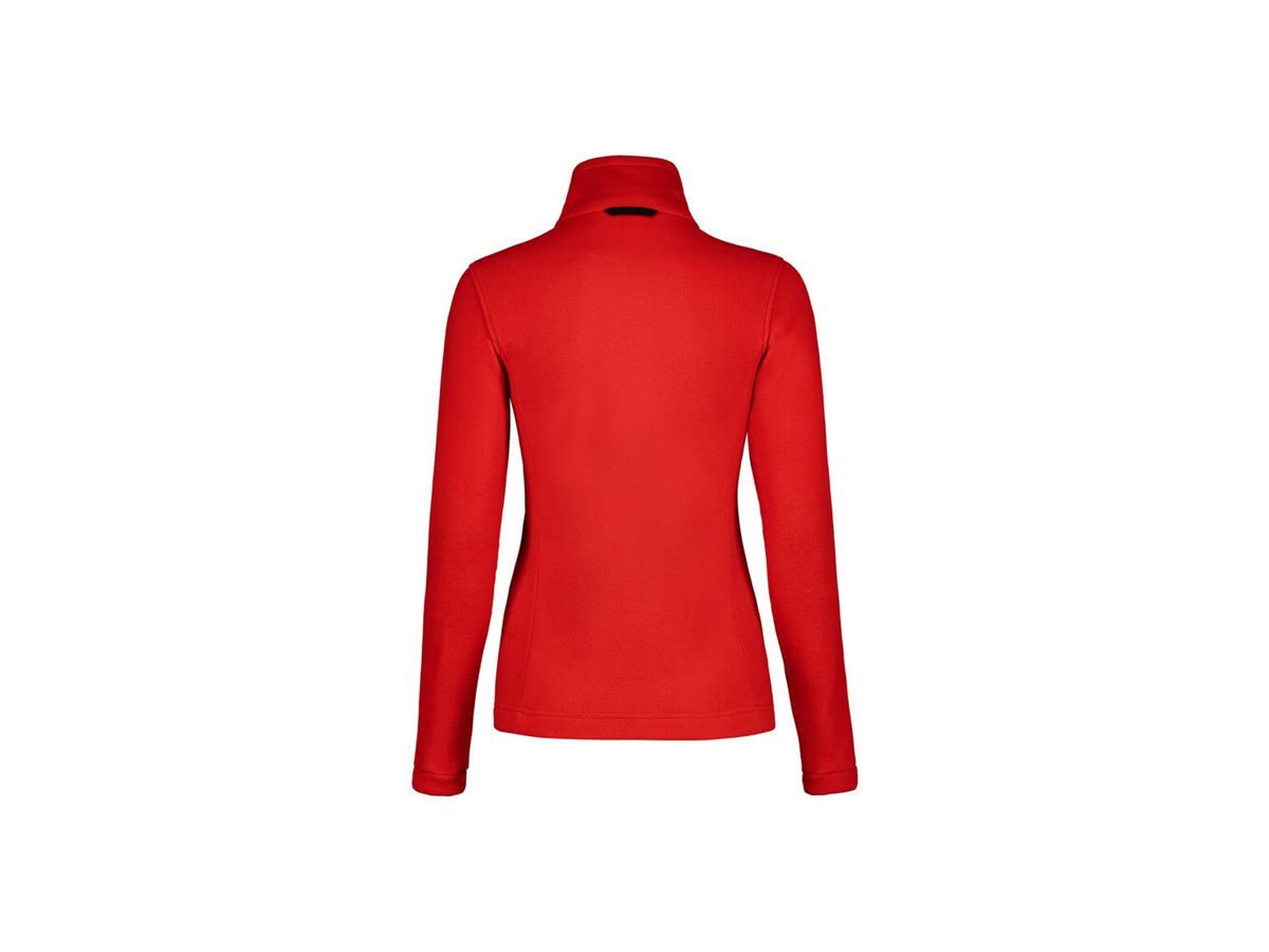 Damen-Fleecejacke Gr. S, rot - 100% Polyester, ECO