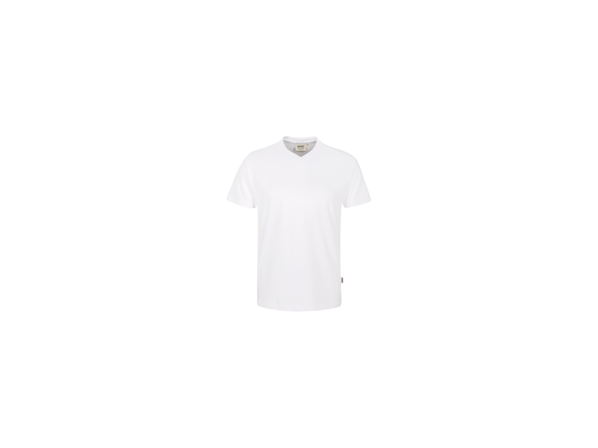 V-Shirt Classic Gr. 2XL, weiss - 100% Baumwolle, 160 g/m²