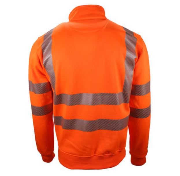 Bormio Warnschutz-Zip-Sweater - Safety Gonzen