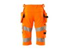 MASCOT(r) Shorts, wasserabweis. Gr. C46 - Farbe Hi-vis Orange, mit Hängetaschen