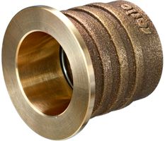 Brunnenablaufventil Unterteil Rotguss - mit Innengewinde und Rillen