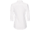 Bluse Vario-¾-Arm Perf. Gr. XS, weiss - 50% Baumwolle, 50% Polyester, 120 g/m²