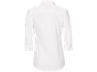 Bluse Vario-¾-Arm Perf. Gr. 4XL, weiss - 50% Baumwolle, 50% Polyester, 120 g/m²