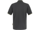 Poloshirt Casual Gr. 3XL, anthrazit/kiwi - 100% Baumwolle, 200 g/m²