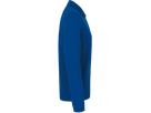 Longsleeve-Polosh. Perf. M ultramar.-b. - 50% Baumwolle, 50% Polyester, 220 g/m²