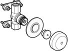 GIS Unterputzventil verchromt - für Armaturenanschlusssplatten