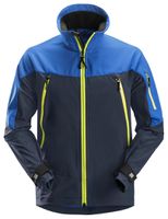 FlexiWork Softshell Stretch Jacke Gr. L - blau/marineblau