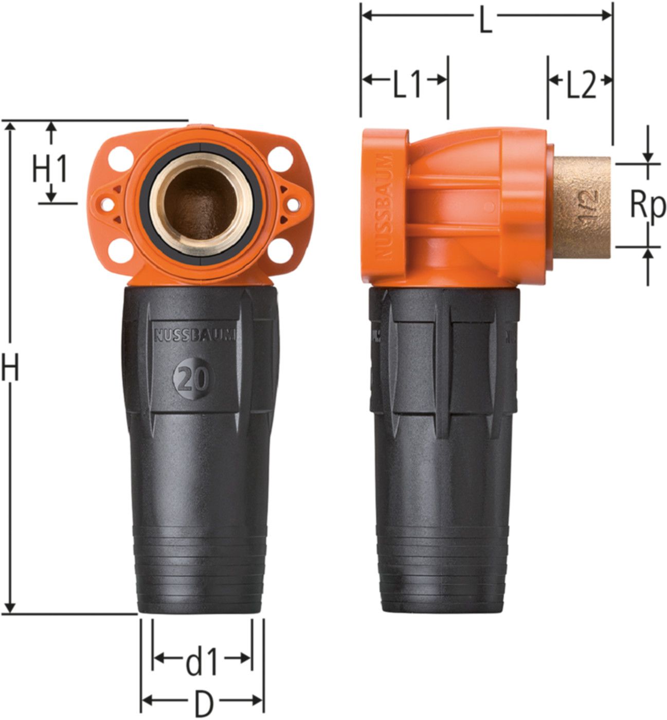 Optiflex-Flowpress-Dose lang - für Mauerwerk und Vorwandinstallation