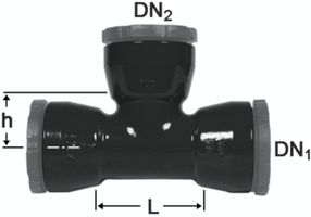 Schraubmuffen-T mit 3 Muffen - Fig. 2356