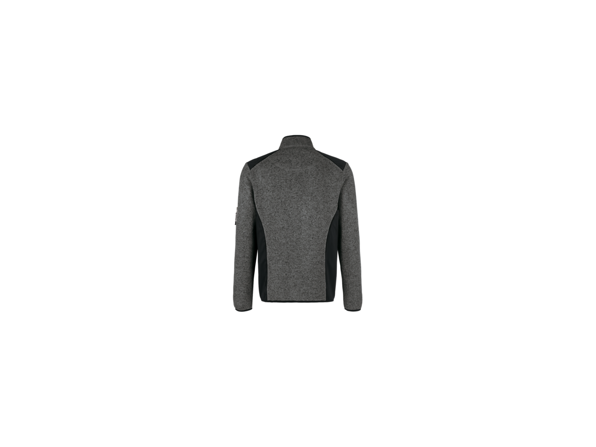 Strickfleecejacke Dawson M anth. mel. - 100% Polyester, 280 g/m²