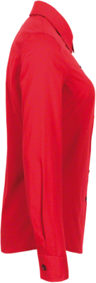 Bluse 1/1-Arm Performance Gr. S, rot - 50% Baumwolle, 50% Polyester, 120 g/m²