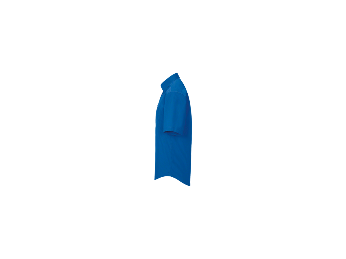 Hemd ½-Arm Perf. Gr. 2XL, royalblau - 50% Baumwolle, 50% Polyester, 120 g/m²