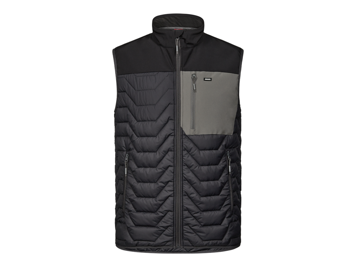 ENTIRE Steppweste - leicht gesteppte Weste mit Softshell