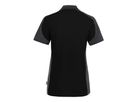 Poloshirt Mikralinar Contrast Gr. L - schwarz/karbongrau