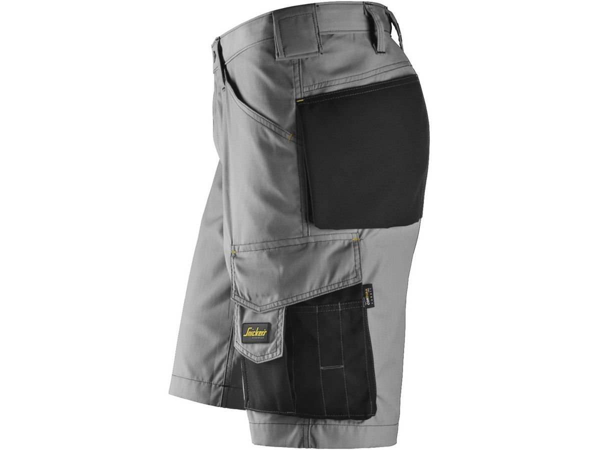 Handwerker Shorts, Gr. 48 - grau-schwarz, Rip Stop