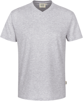 V-Shirt Classic Gr. 3XL, ash meliert - 98% Baumwolle, 2% Viscose, 160 g/m²