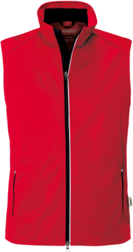 Light-Softshellweste Edmonton XL rot - 100% Polyester, 170 g/m²